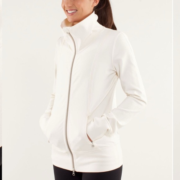 Lululemon Daily Yoga Jacket size 6 cream white - Picture 1 of 6